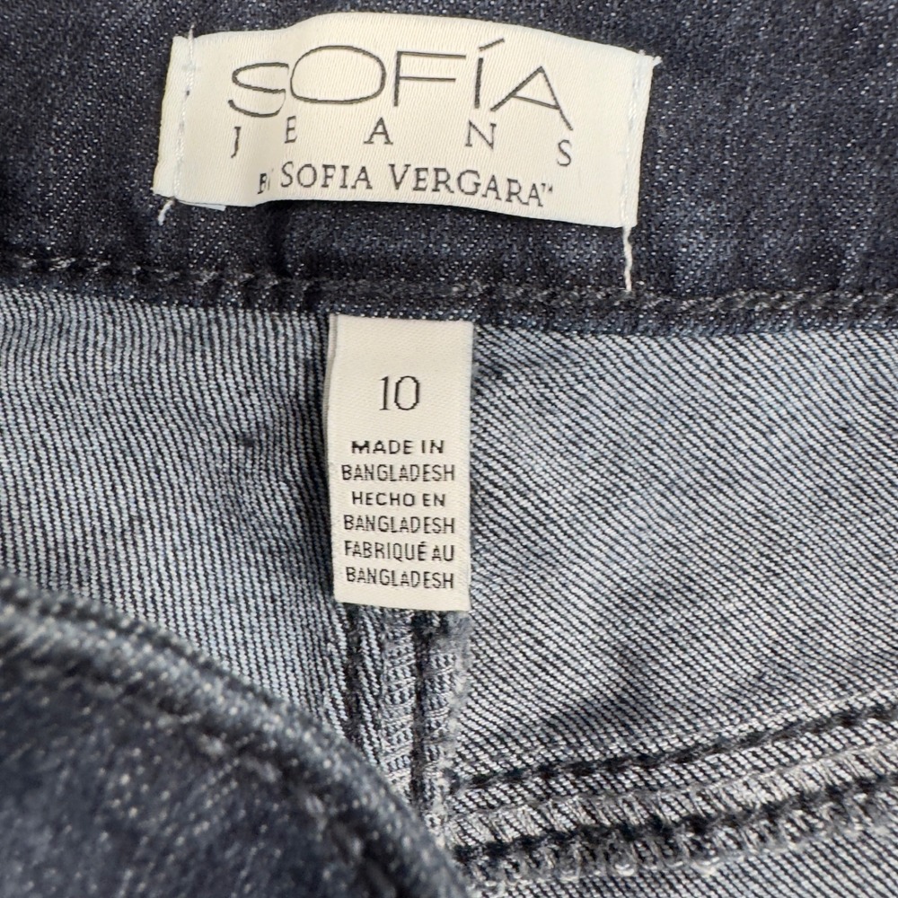 Sofia Jeans Skinny Ankle Womens 10 Blue Dark Wash Stretch Denim 4534 - Picture 5 of 8